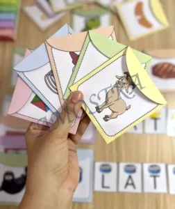 Amostra do material 01- Envelope das Letras
