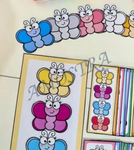 Amostra do material 1- Borboletas das Cores