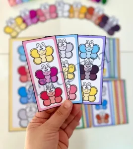 Amostra do material 1- Borboletas das Cores