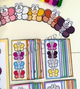 Amostra do material 1- Borboletas das Cores