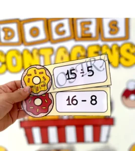 Amostra do material 1- Doces Contagens