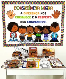 Amostra do material 1- Kit Consciência Negra