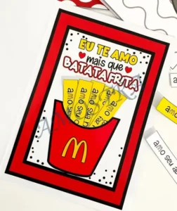 Amostra do material 10- Cartão Dia dos Pais Batata Frita