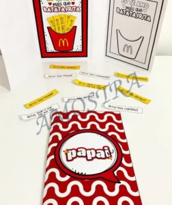 Amostra do material 10- Cartão Dia dos Pais Batata Frita
