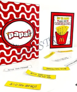 Amostra do material 10- Cartão Dia dos Pais Batata Frita