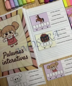 Amostra do material 10- Palavras interativas