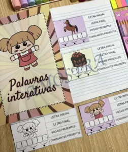 Amostra do material 10- Palavras interativas