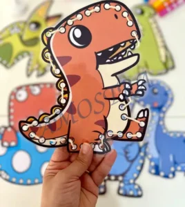 Amostra do material 11- Alinhavos Dinossauros