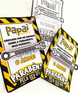 Amostra do material 11- Cartão Dia dos Pais Ferramentas