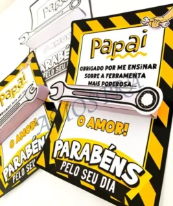 Amostra do material 11- Cartão Dia dos Pais Ferramentas