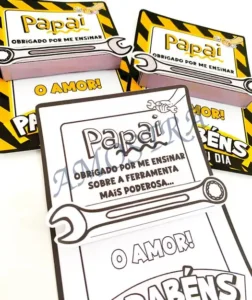 Amostra do material 11- Cartão Dia dos Pais Ferramentas