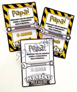 Amostra do material 11- Cartão Dia dos Pais Ferramentas