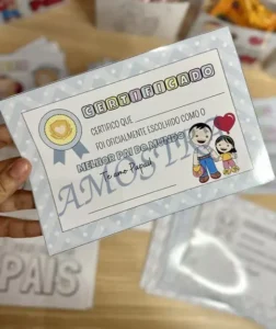 Amostra do material 11- Lembrancinhas Dia dos Pais