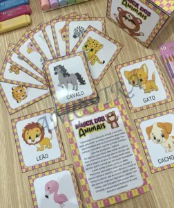 Amostra do material 11- Mímica dos animais