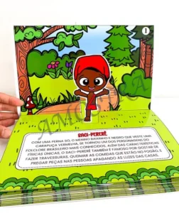 Amostra do material 13- Livro Folclore 3D