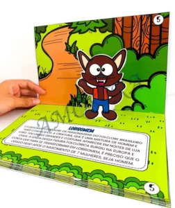 Amostra do material 13- Livro Folclore 3D