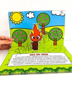 Amostra do material 13- Livro Folclore 3D