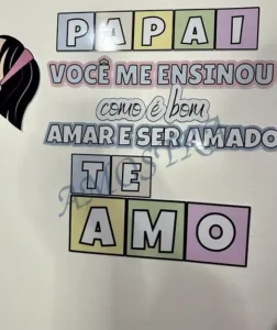 Amostra do material 13- Painel Dia dos Pais