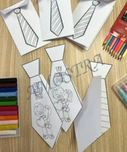 Amostra do material 14- Cartões Dia dos Pais