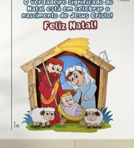 Amostra do material 14- Painel de Natal (Cristão)