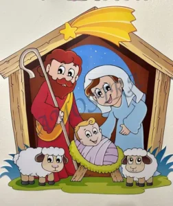 Amostra do material 14- Painel de Natal (Cristão)