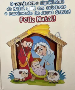 Amostra do material 14- Painel de Natal (Cristão)