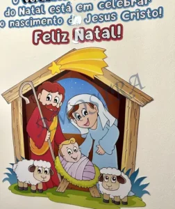Amostra do material 14- Painel de Natal (Cristão)