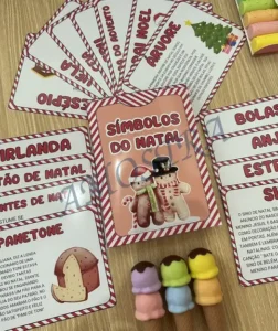 Amostra do material 16- Fichas de Leitura Natal