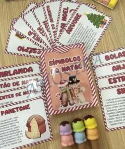 Amostra do material 16- Fichas de Leitura Natal