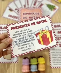 Amostra do material 16- Fichas de Leitura Natal