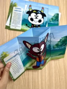 Amostra do material 16- Livro Folclore 3D
