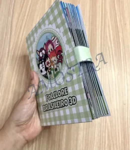 Amostra do material 16- Livro Folclore 3D