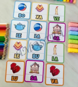 Amostra do material 17- Jogo da Memória das Sílabas