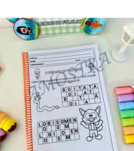 Amostra do material 18- Atividades e Luva Folclore