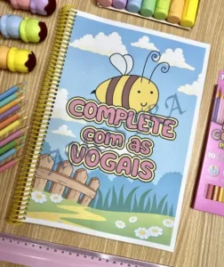 Amostra do material 18- Complete com as Vogais