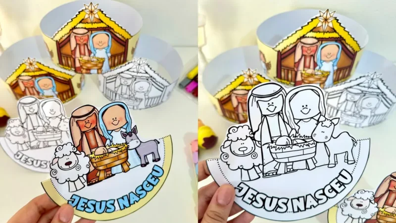 18 presepio dancante e coroa capa
