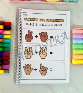 Amostra do material 18- Somando com os Dedinhos