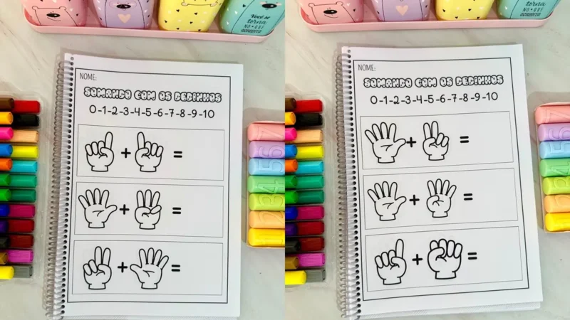 18 somando com os dedinhos capa