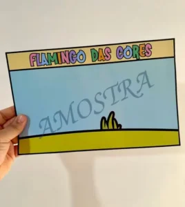 Amostra do material 19- Flamingo das Cores