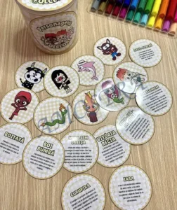 Amostra do material 19- Personagens na Lata Folclore
