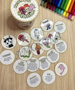 Amostra do material 19- Personagens na Lata Folclore