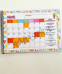 Amostra do material 2- Calendário Datas Comemorativas 2025