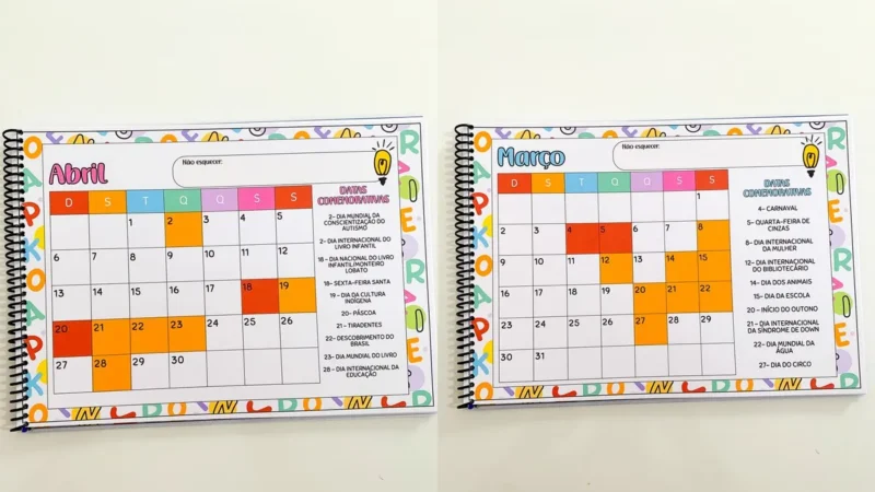 2 calendario datas comemorativas 2025 capa