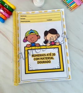 Amostra do material 20- Apostila Numerais Material Dourado