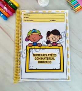 Amostra do material 20- Apostila Numerais Material Dourado