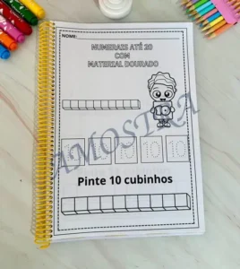 Amostra do material 20- Apostila Numerais Material Dourado