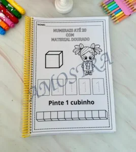 Amostra do material 20- Apostila Numerais Material Dourado