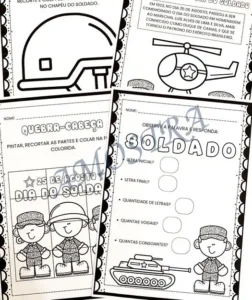 Amostra do material 20- Atividades Dia do Soldado