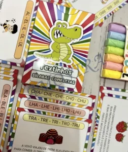 Amostra do material 20- Textinhos Sílabas Complexas