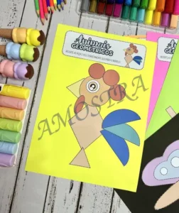 Amostra do material 21- Animais Geométricos